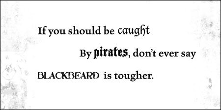 Pirate Haiku