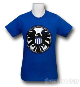 You can get your very own S.H.I.E.L.D. T-shirt! 